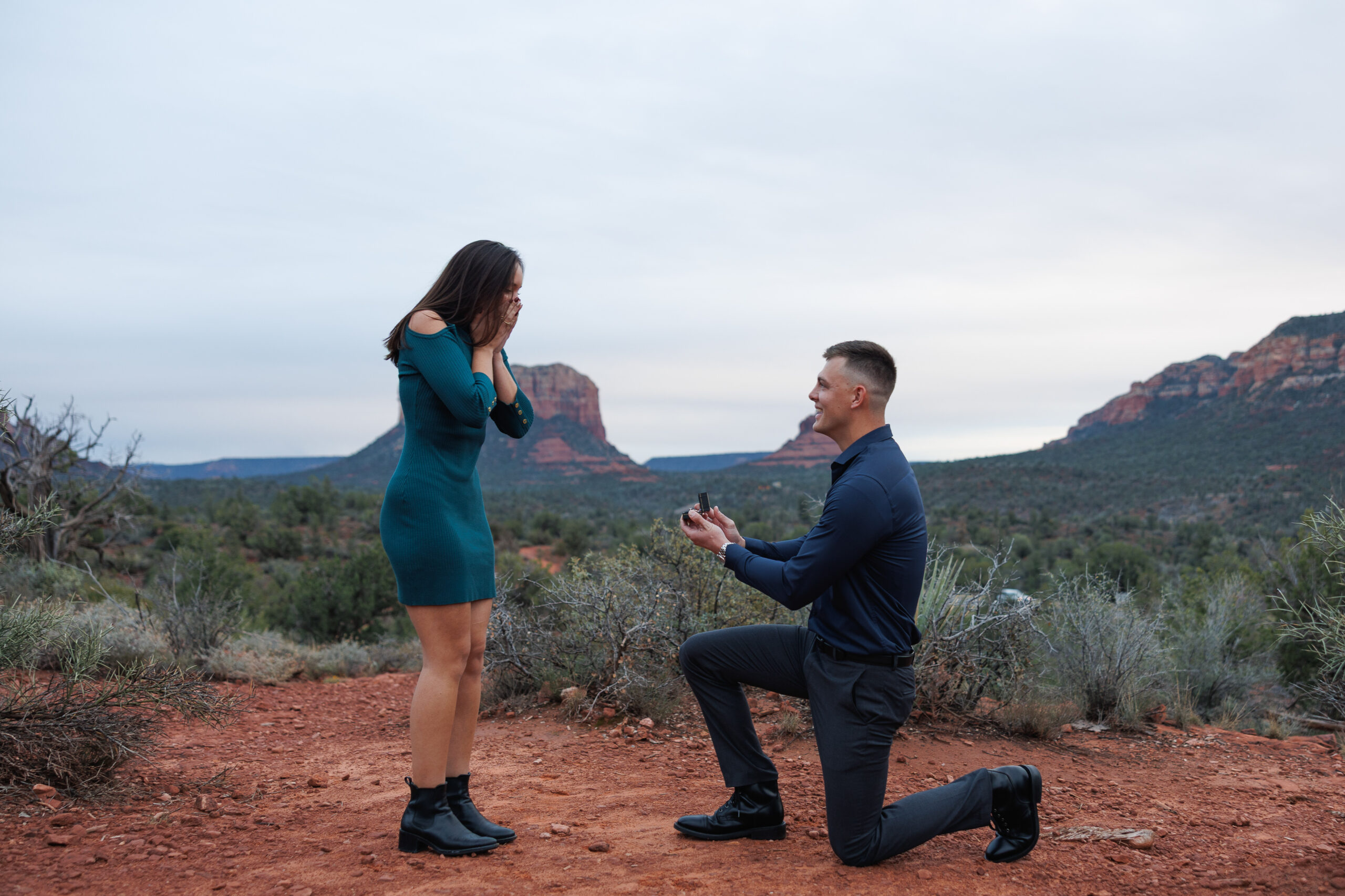 Ocala wedding and engagement photographer red rocks state park proposal sedona arizona