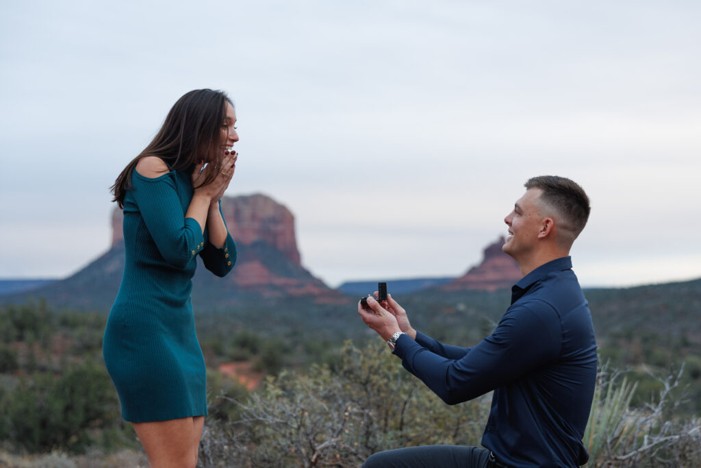Ocala wedding and engagement photographer red rocks state park proposal sedona arizona