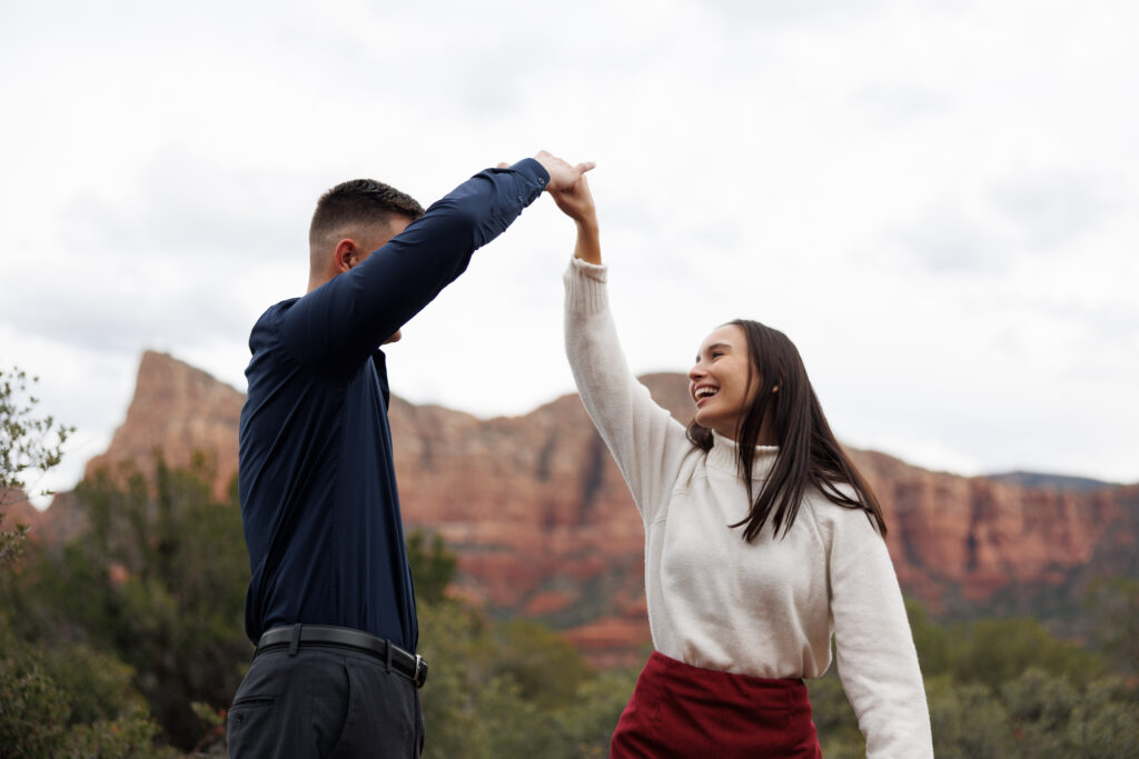 Ocala wedding and engagement photographer red rocks state park proposal sedona arizona
