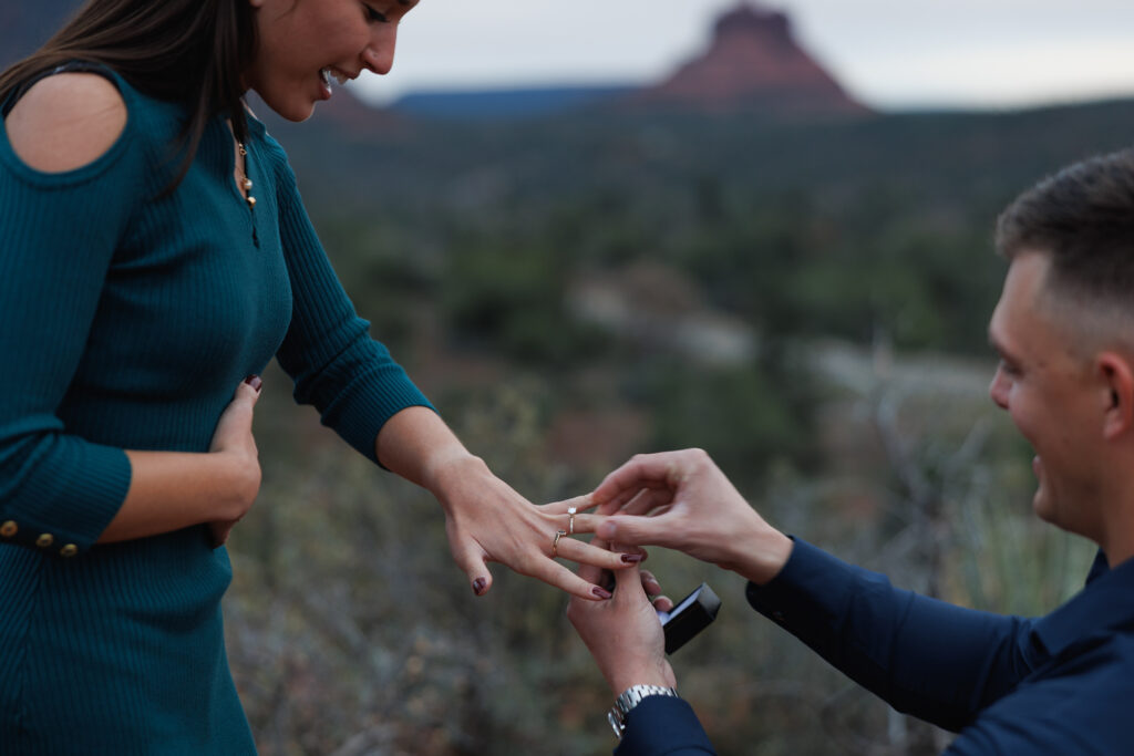 Ocala wedding and engagement photographer red rocks state park proposal sedona arizona
